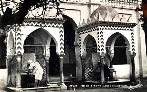Alger - Rue de la Marine - Mosquee - Cour - 1954